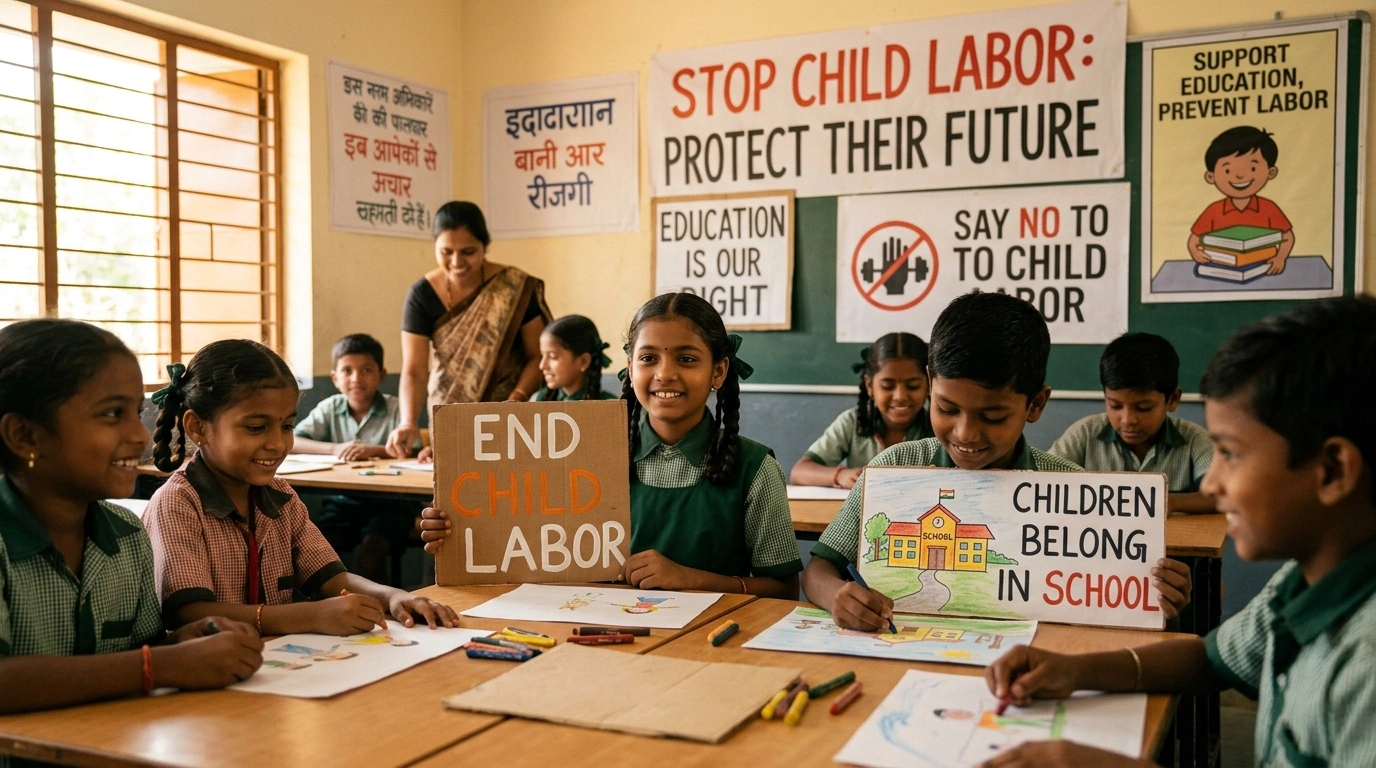 Educational Child Labor Prevention Slogans