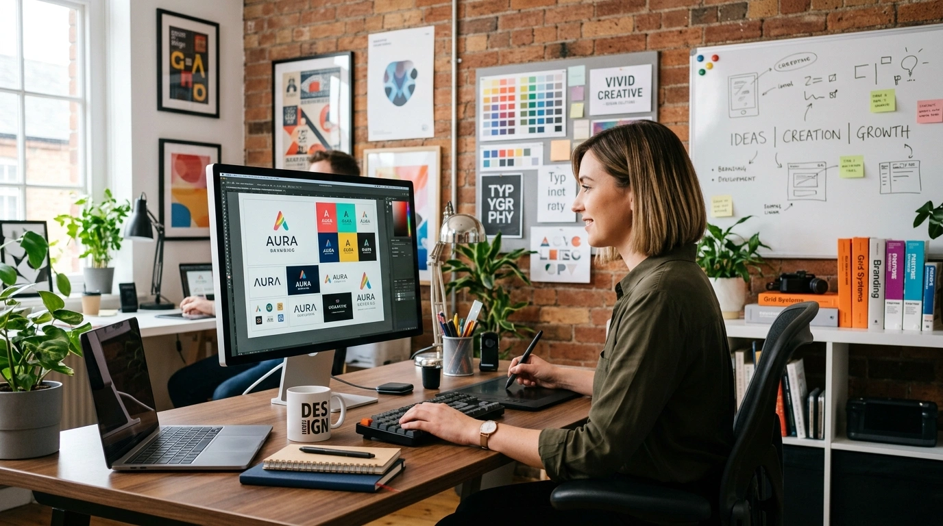 Elegant Graphic Design Business Slogans