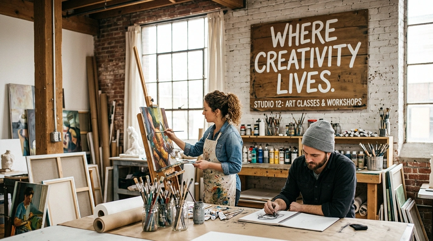 Funny Art Studio Slogans