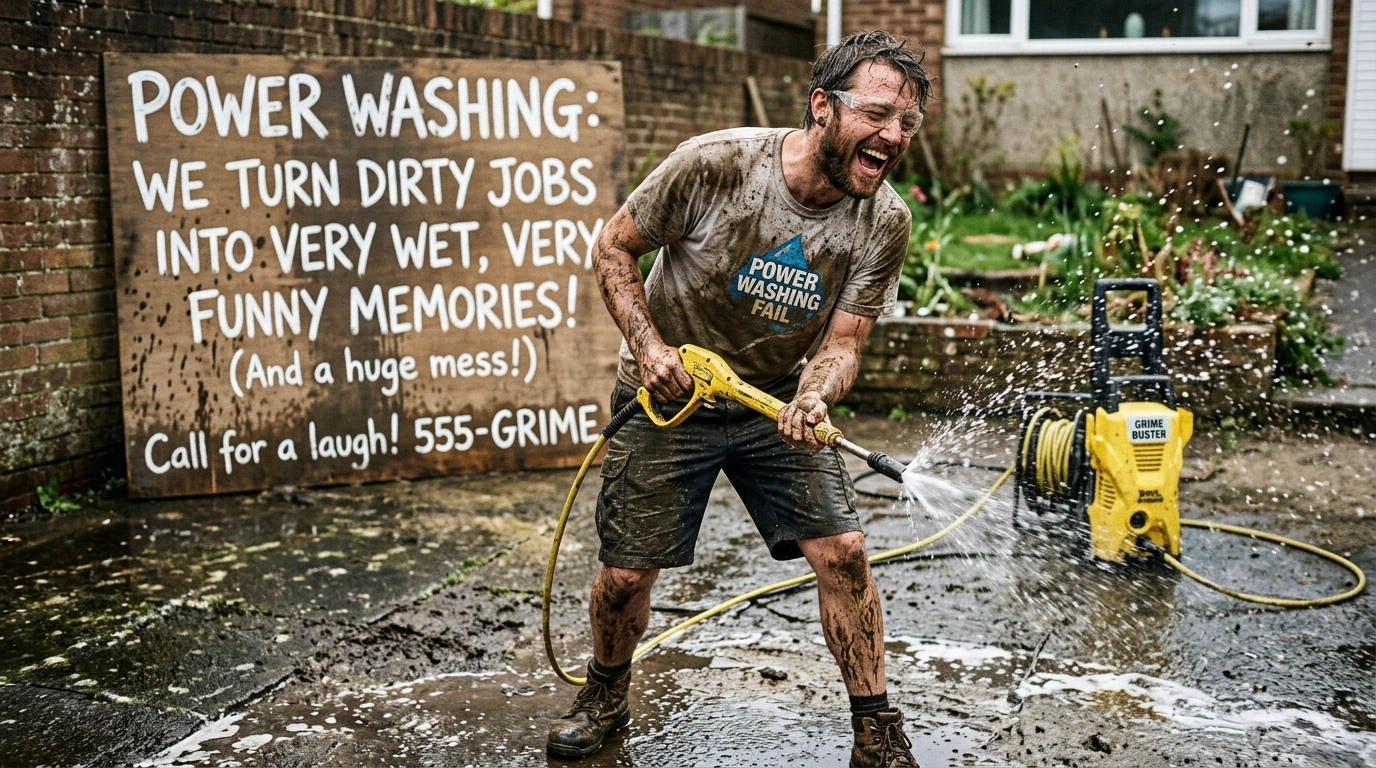 Patio and Deck Power Washing Slogans