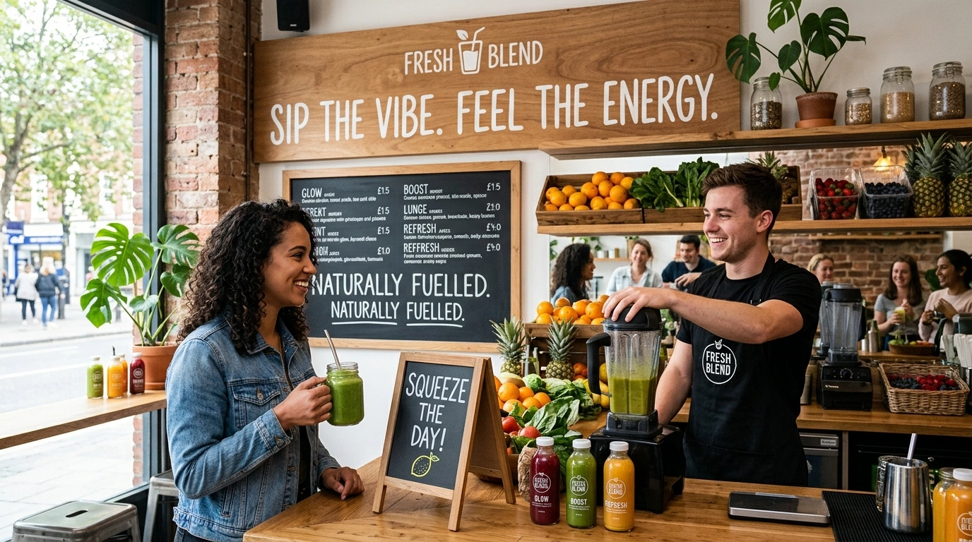 Tropical Juice Bar Slogans