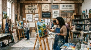 art studio slogans