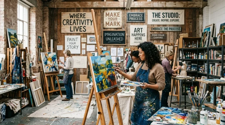 art studio slogans