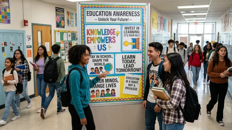 education awareness slogans