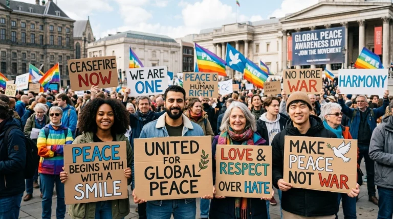 peace awareness slogans