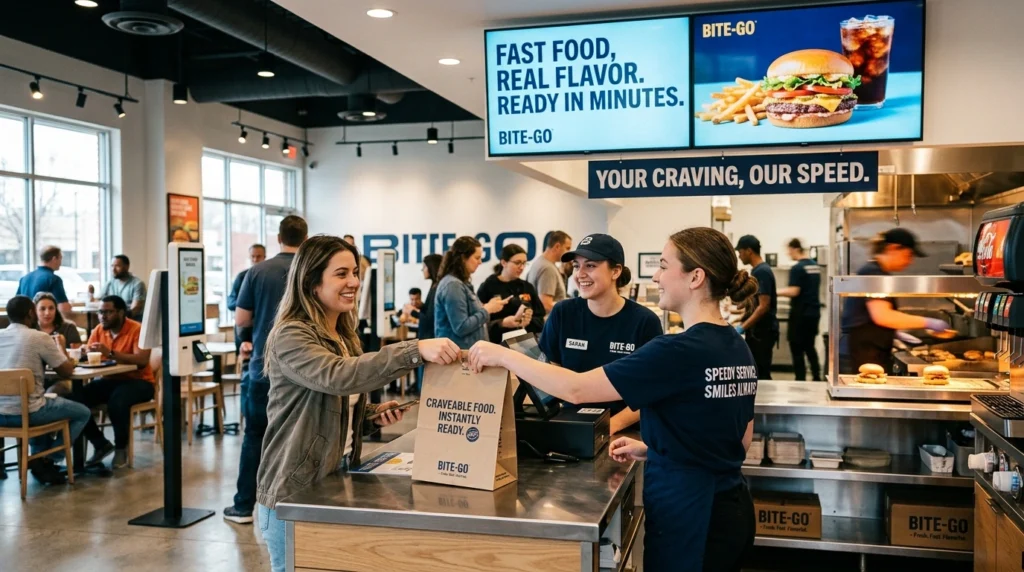 quick service food slogans