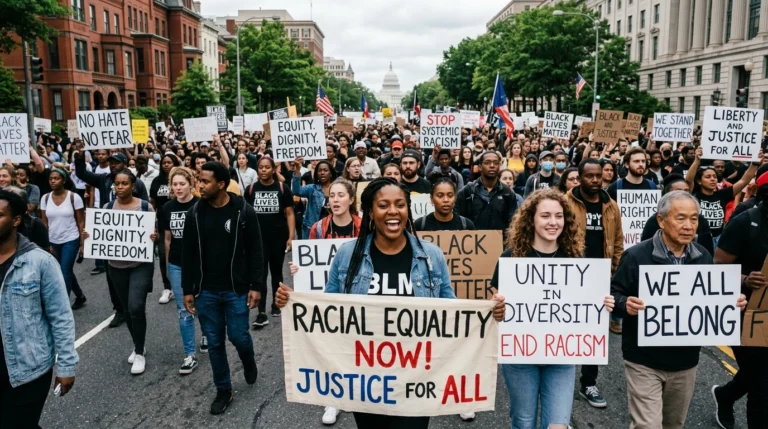 racial equality slogans