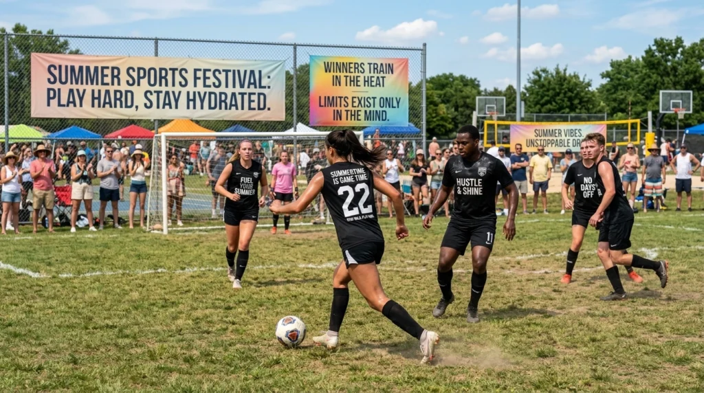 summertime sports slogans