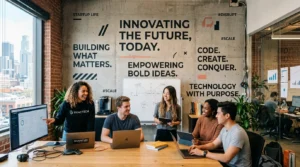 technology startup slogans